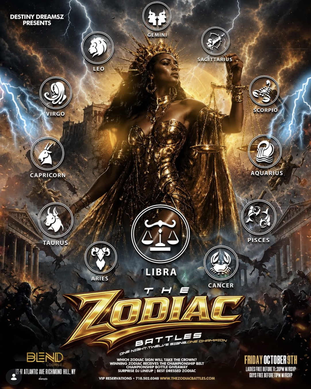 The Zodiac Battles – Oct. 9