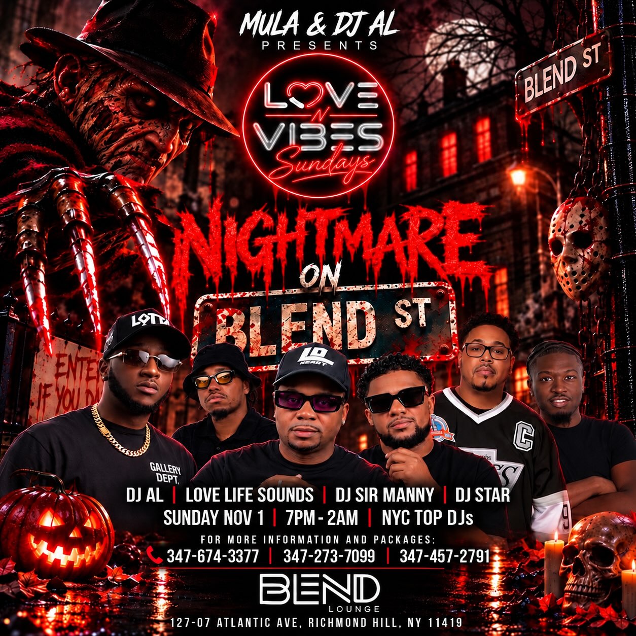 NIGHTMARE ON BLEND ST. – Nov. 1
